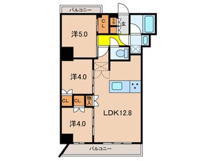 コンフォリア王子の物件間取画像